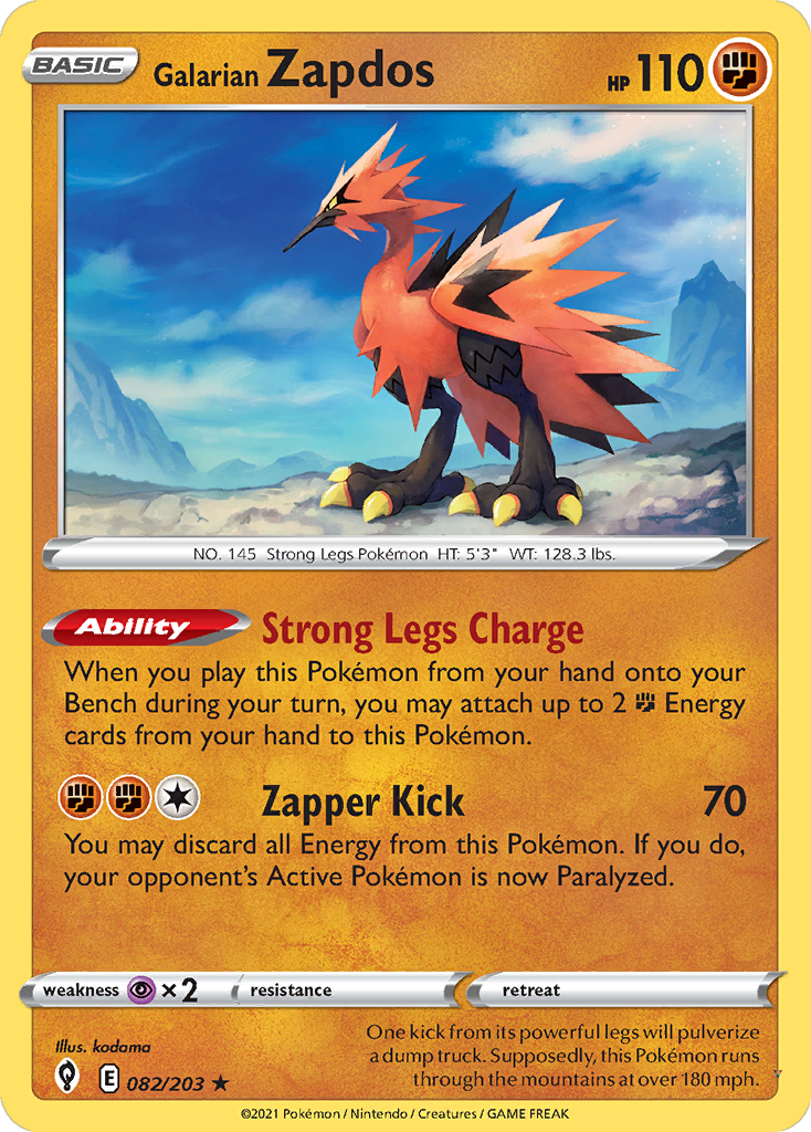Galarian Zapdos