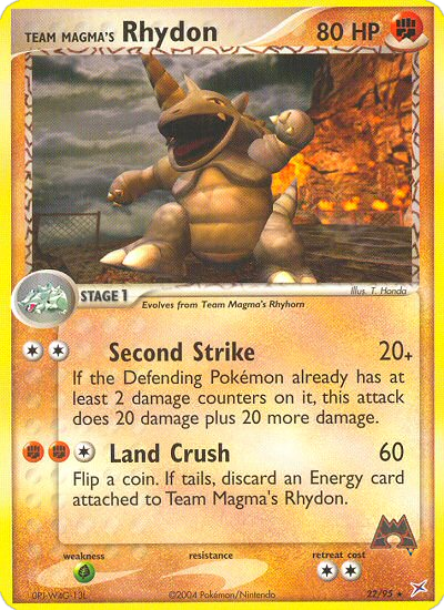 Team Magma's Rhydon