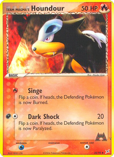 Team Magma's Houndour