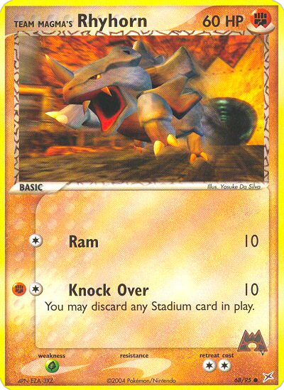 Team Magma's Rhyhorn