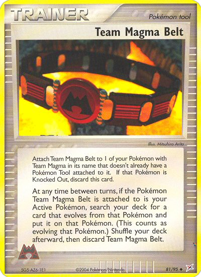 Team Magma Belt