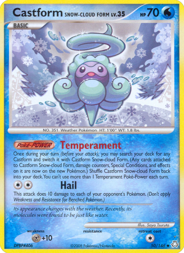Castform Snow-Cloud Form