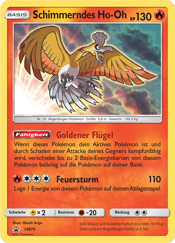 Schimmerndes Ho-Oh