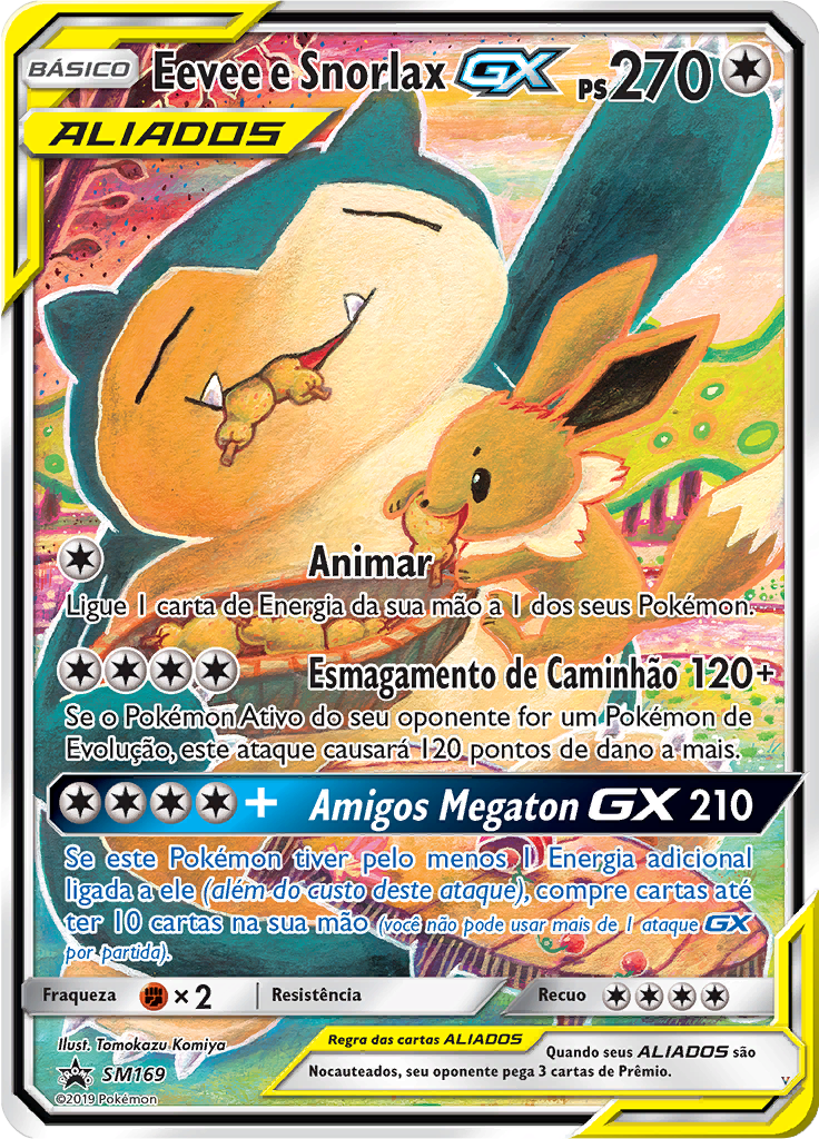 Eevee e Snorlax GX