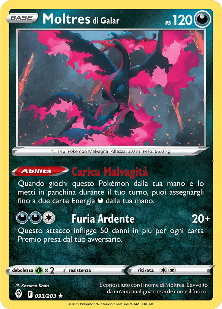 Moltres di Galar